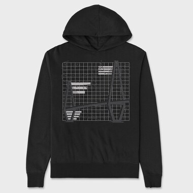 Math Bridgegrid, Unisex Men's Hoodie