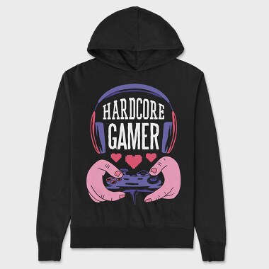 Унисекс Мъжко Суичър, Hardcore Gamer