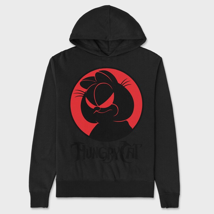 Garfield Hungry Cat, Unisex Men's Hoodie