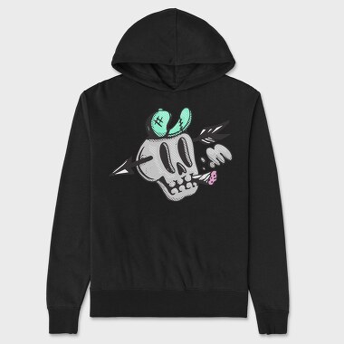 Halloween Retro Cartoon Character 2, Unisex Men's Hoodie