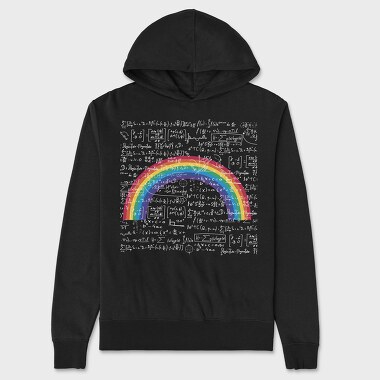 Maths Rainbow, Unisex Men's Hoodie