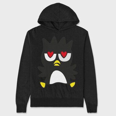 Cartoon Retro Badtz Maru 5, Unisex Men's Hoodie