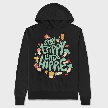 Trippy Hippie, Unisex Men's Hoodie