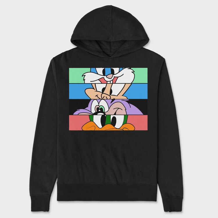 Tiny Toon 4, Unisex Men's Hoodie