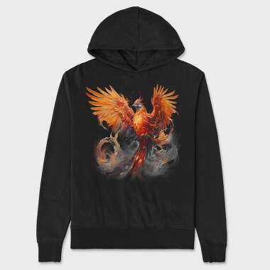Phoenix Bird, Unisex Men's Hoodie
