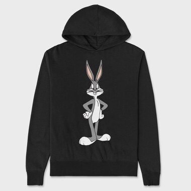 Cartoon Retro Bugs Bunny 5, Unisex Men's Hoodie