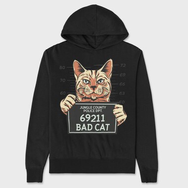 Bad Cat, Unisex Men's Hoodie