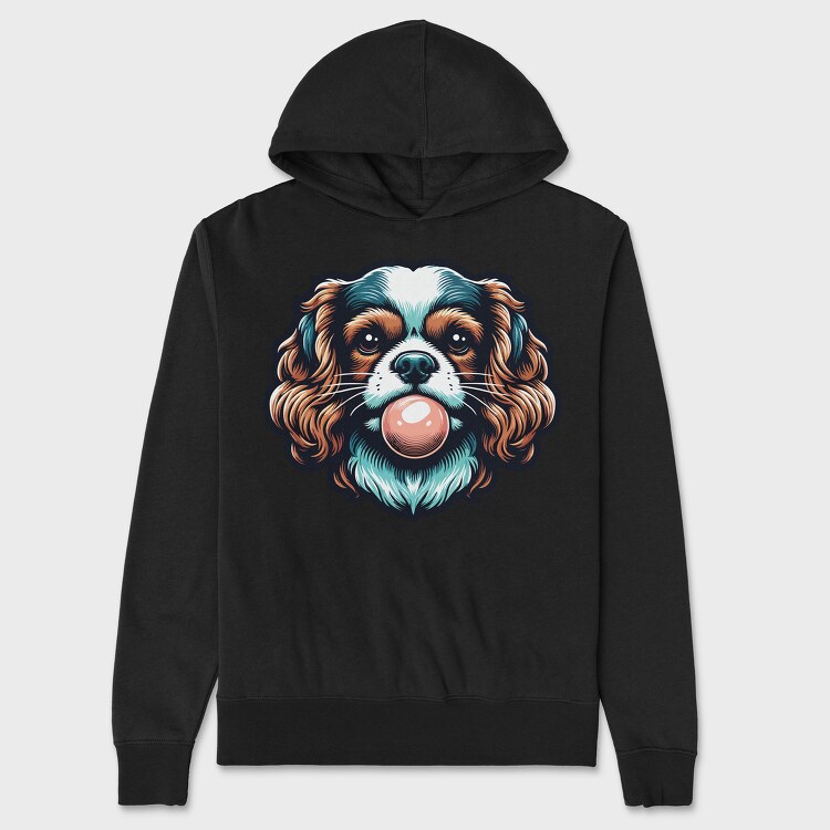 Dog Bubblegum 2, Unisex Men's Hoodie