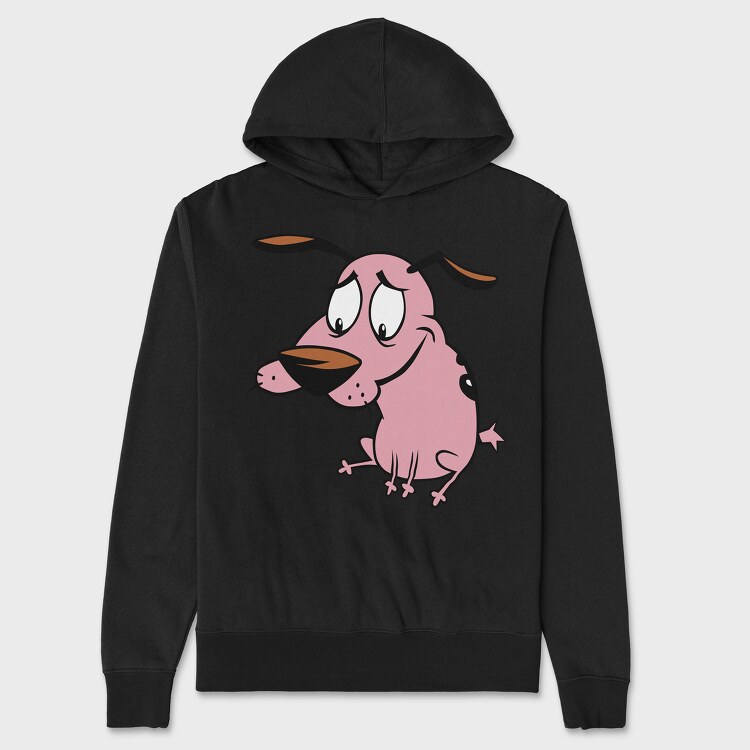 Cartoon Retro Courage the Cowardly Dog 4, Унисекс Мъжко Суичър