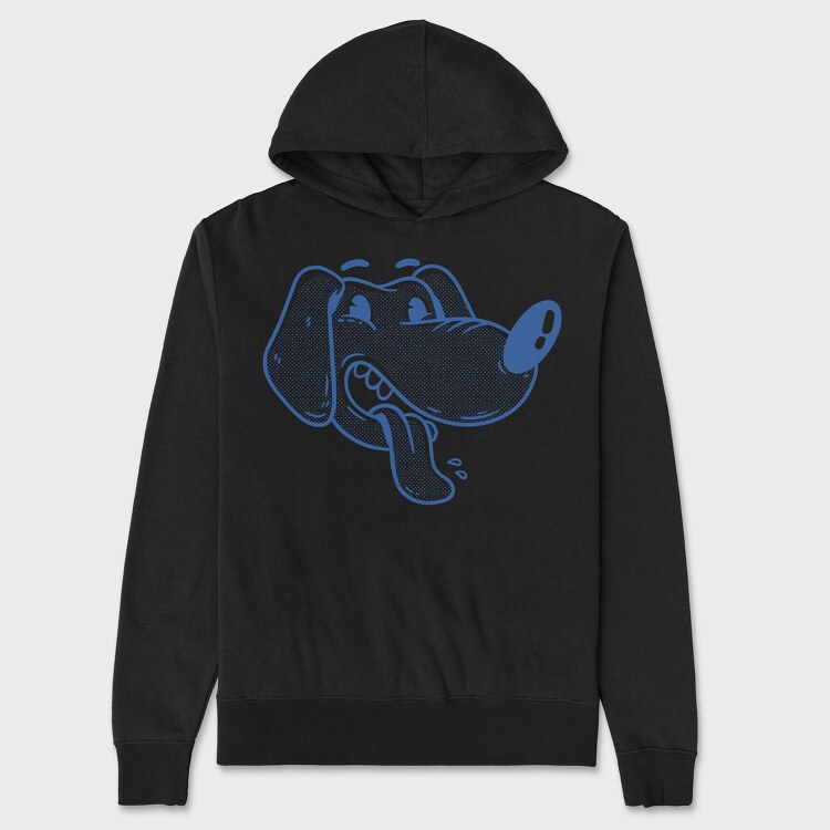 Dog Cartoon, Unisex Men's Hoodie