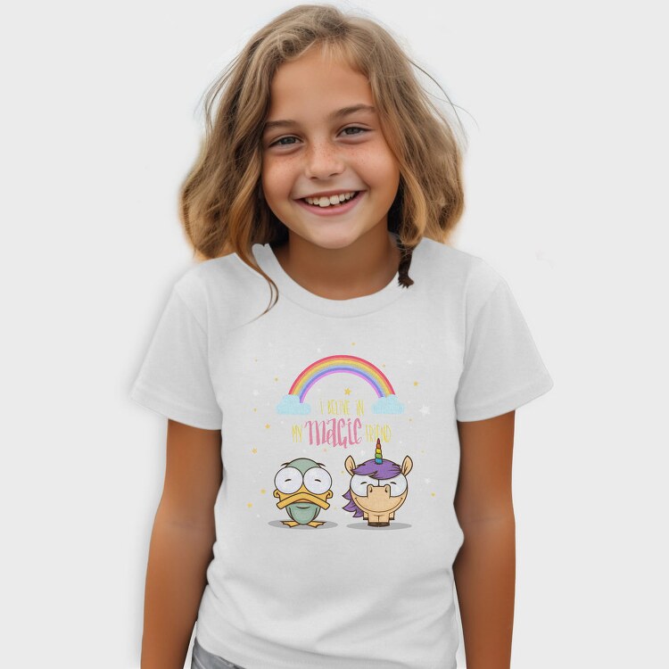 Cartoon Retro Cow and Chicken 5, Unisex Men's T-Shirt