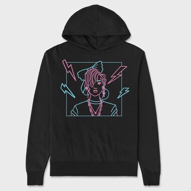 Girl 80 S, Unisex Men's Hoodie