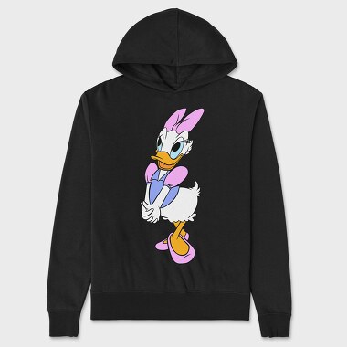 Cartoon Retro Daisy Duck 6, Unisex Men's Hoodie