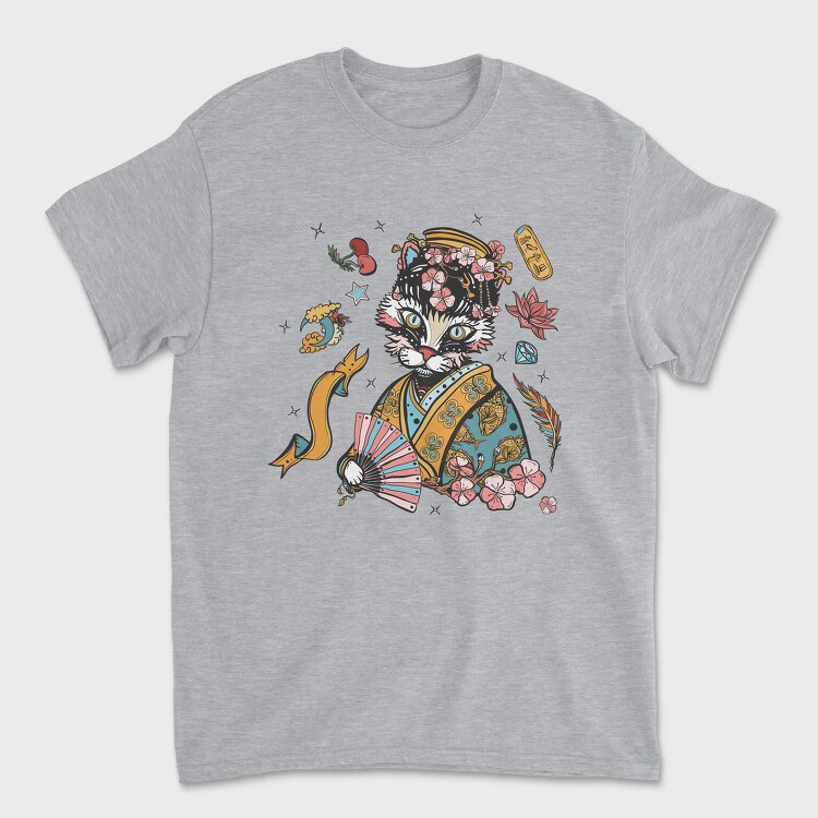 Blue Cat and Dog Hugging, Women's T-Shirt