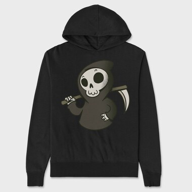 Cute Grim Reaper, Unisex Men's Hoodie