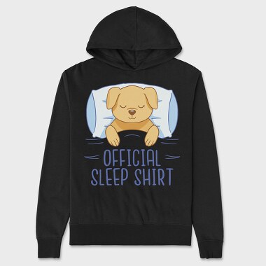 Dog Official Sleep Shirt, Unisex Men's Hoodie