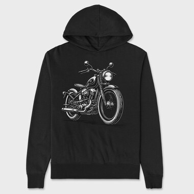 Classic Motorcycle, Unisex Men's Hoodie