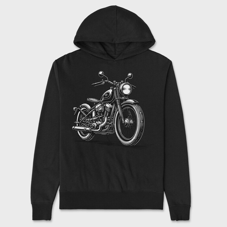Classic Motorcycle, Унисекс Мъжко Суичър