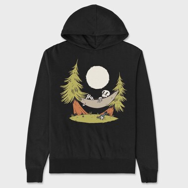 Hammock Skeleton, Unisex Men's Hoodie