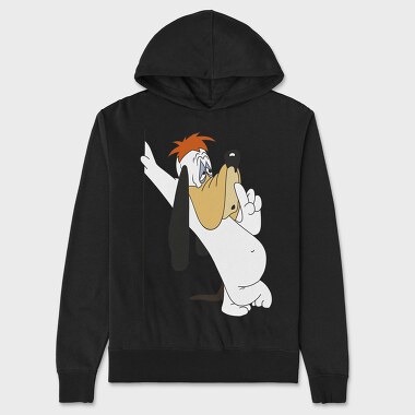 Cartoon Retro Droopy 6, Unisex Men's Hoodie