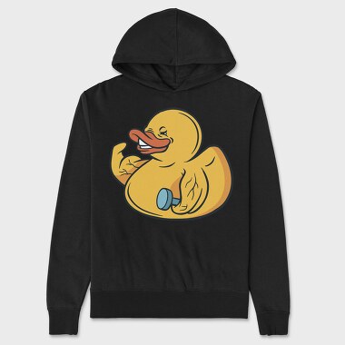 Bodybuilder Duck, Unisex Men's Hoodie