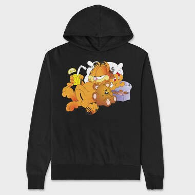 Cartoon Retro Garfield 4, Унисекс Мъжко Суичър