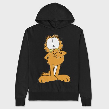 Cartoon Retro Garfield 5, Unisex Men's Hoodie