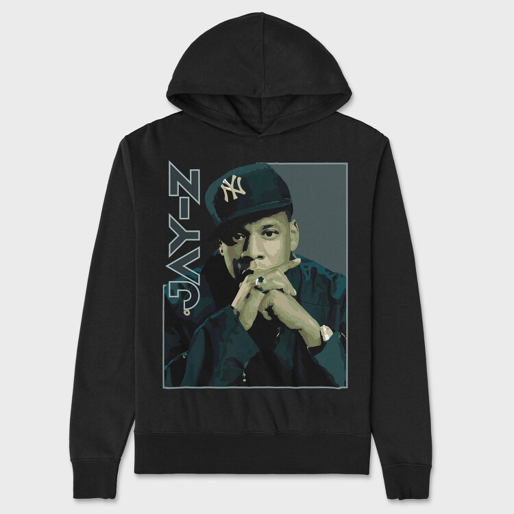 Jay Z, Unisex Men's Hoodie