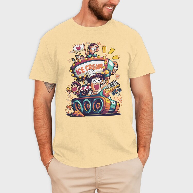 Life Is Better on Two Wheels, Unisex Men's T-Shirt