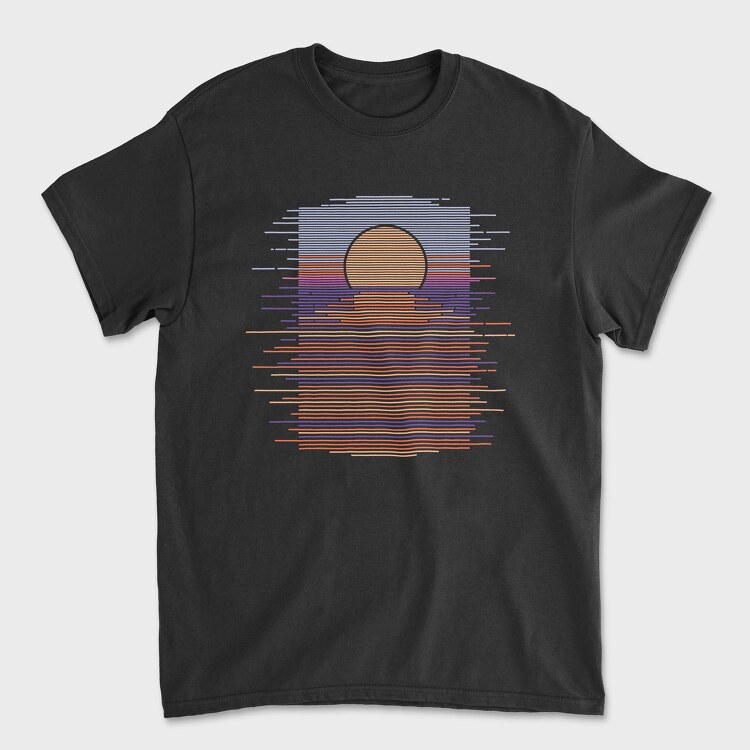Landscape Sunset Tshirt, Unisex Men's T-Shirt