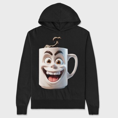 Coffe Crazy Screaming, Unisex Men's Hoodie