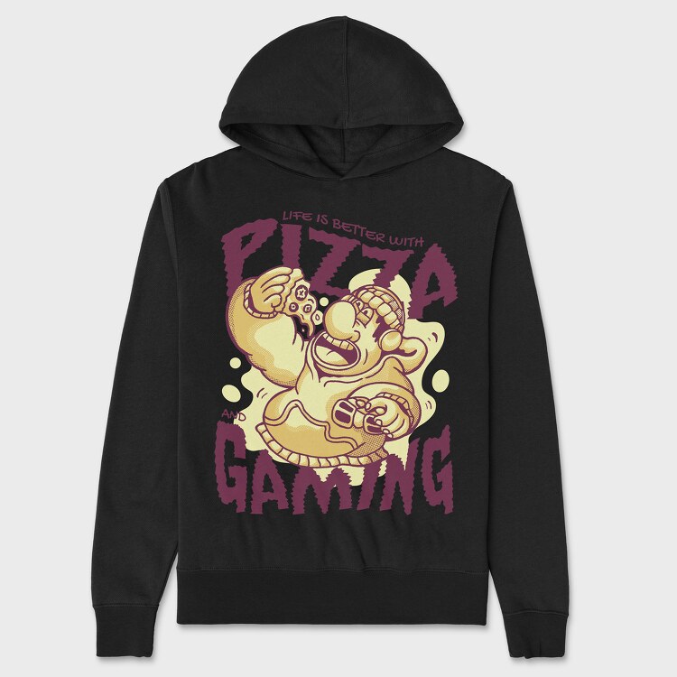 Pizza Guy Gaming, Unisex Men's Hoodie