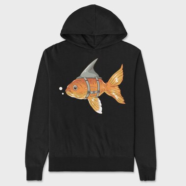 Wanna Be Shark, Unisex Men's Hoodie