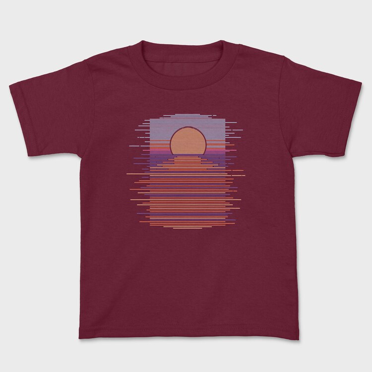 Landscape Sunset Tshirt, Детска Тениска