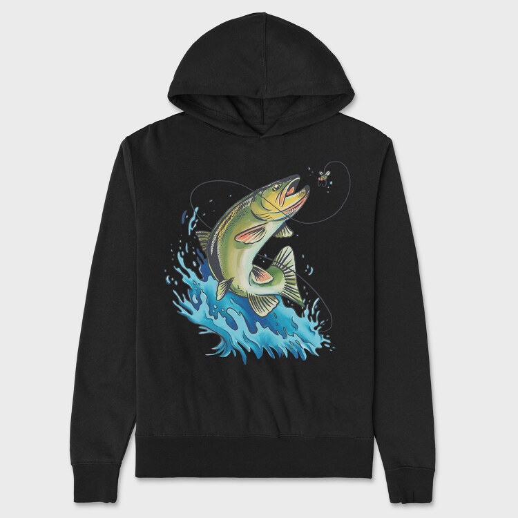 Bass Painting, Унисекс Мъжко Суичър