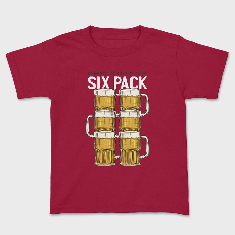 Beer Sixpack, Kids' T-Shirt