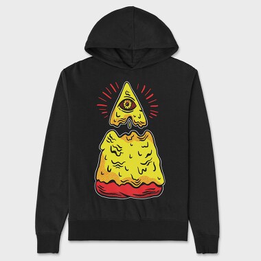 Illuminati Pizza, Unisex Men's Hoodie
