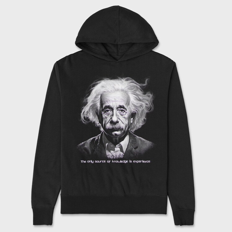Einstein Phrase, Unisex Men's Hoodie