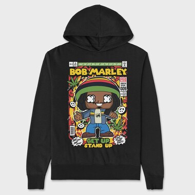 Bob Marley, Unisex Men's Hoodie